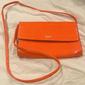 Schutz shoulder purse orange
